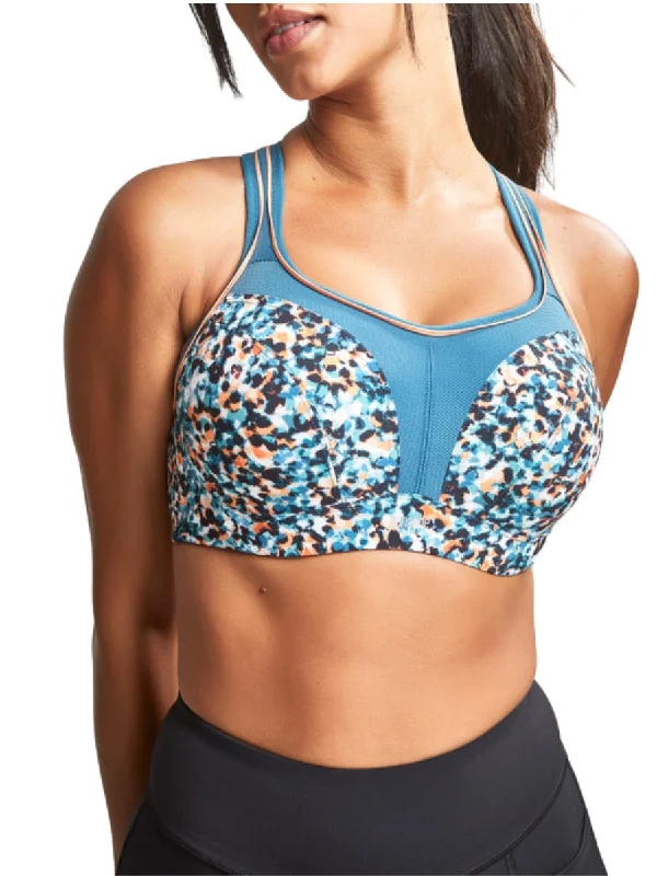 unpadded women sport bra for a natural feelWired Racerback Sports Bra - Animal Abstract unpadded women sport bra for a natural feelWired Racerback Sports Bra - Animal Abstract