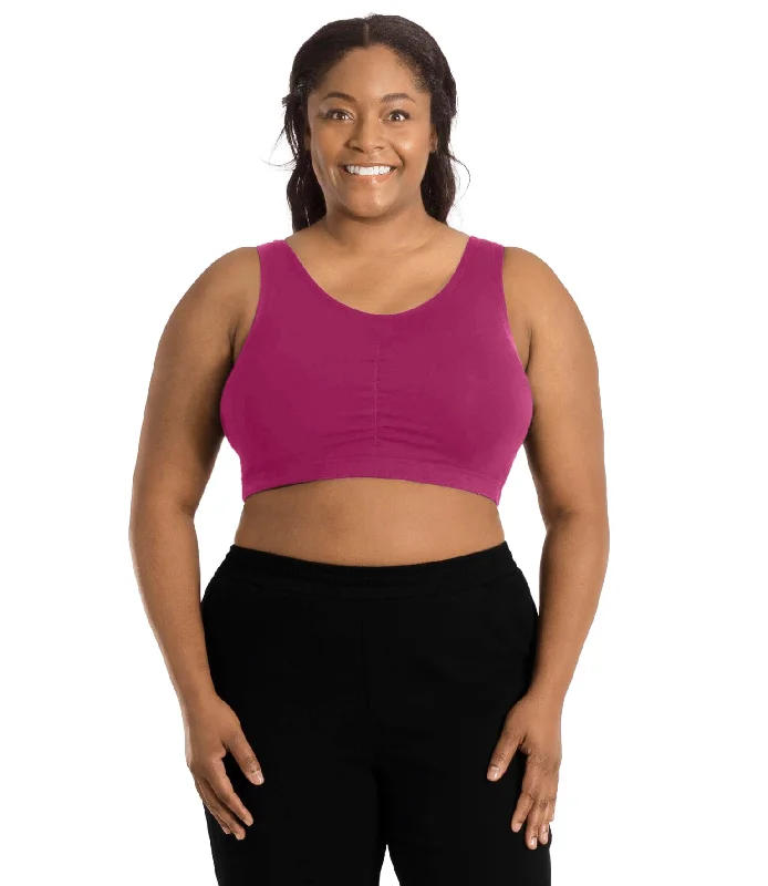 adjustable strap women sport bra for a perfect fitStretch Naturals Shirred Front Bra Top Classic Colors adjustable strap women sport bra for a perfect fitStretch Naturals Shirred Front Bra Top Classic Colors