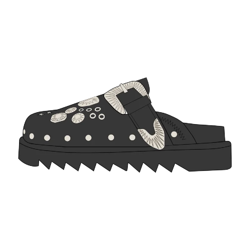 Maternity shapers for post - pregnancy body contouring​Studded Mule Clogs