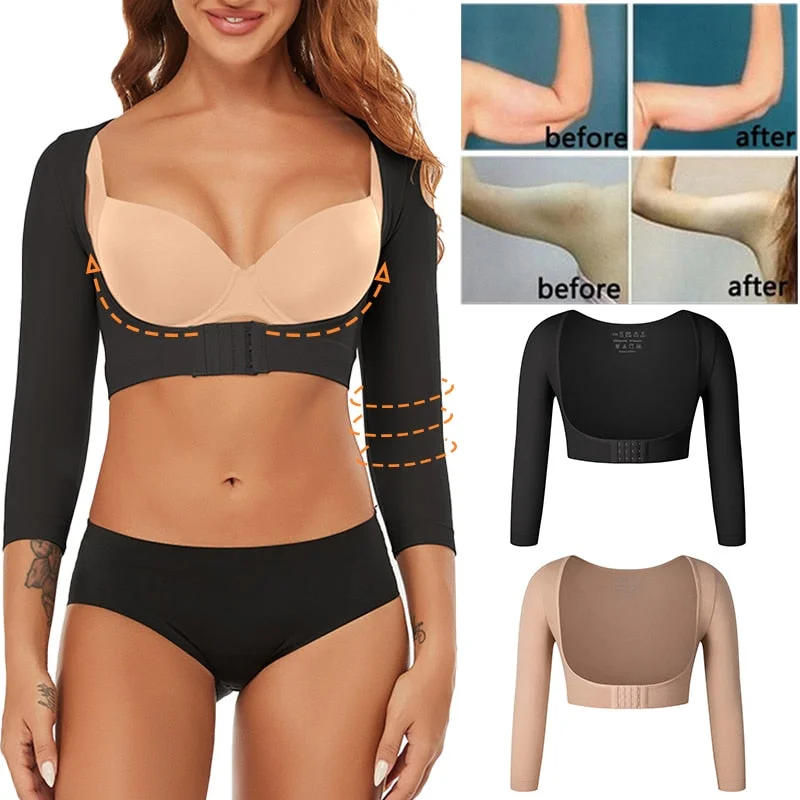Shapers with a body - mapping design for targeted shaping​Upper Arm Shapers