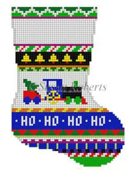 Sports stockings for athletic activities0275 Bold Stripe Train Mini Stocking