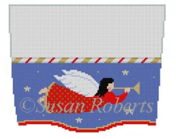 Beach - style stockings for a coastal look3114 Angel Flying Stocking Topper