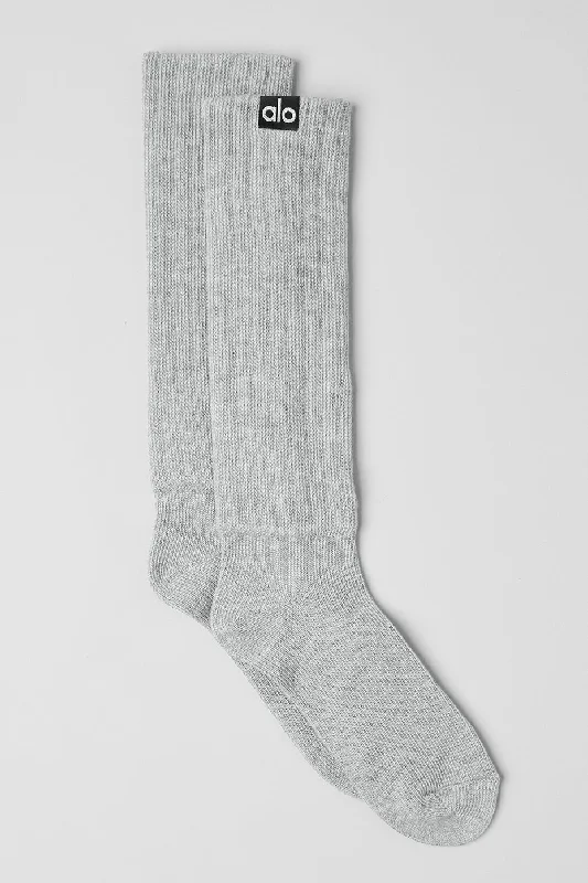 Women's arch - support socks for better comfortUnisex Scrunch Sock - Athletic Heather Grey Women's arch - support socks for better comfortUnisex Scrunch Sock - Athletic Heather Grey