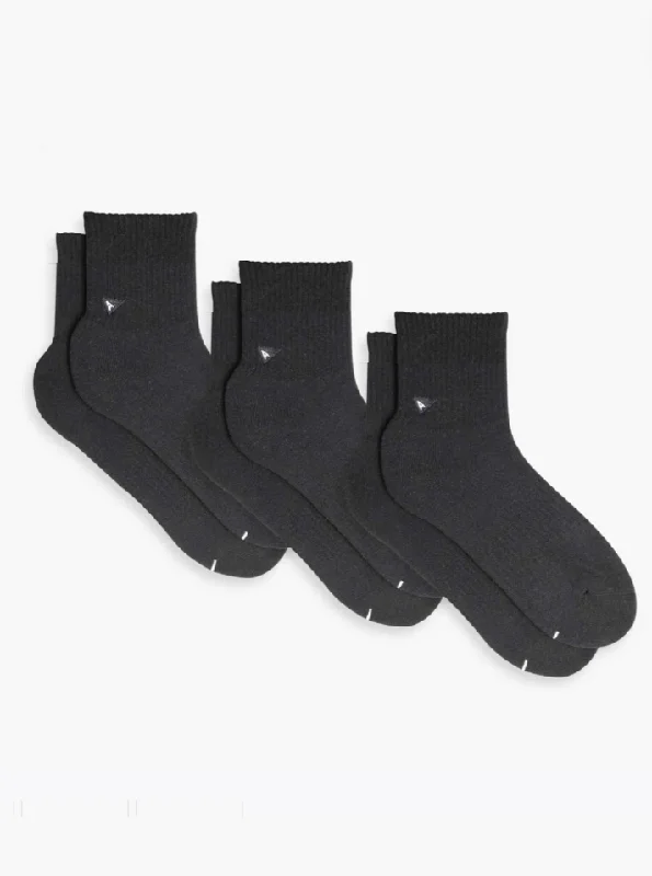 Ankle Sock 3 Pack - Black