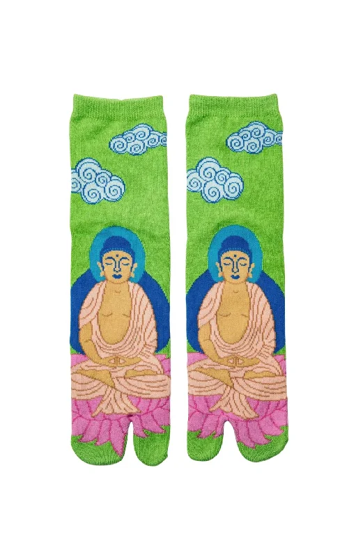 Women's spandex - infused socks for stretchBuddha Tabi Socks