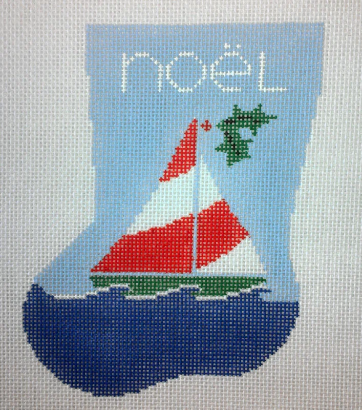 Leather - look stockings for an edgy styleCM101 Sailboat Mini Sock