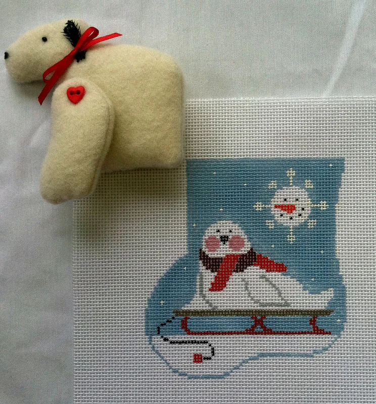 Party stockings for a night outCM266 Seal Mini Sock with Polar Bear Insert