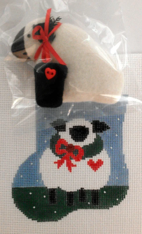 Christmas - colored stockings for the holiday seasonCM346 Sheep Mini Sock with Sheep Insert