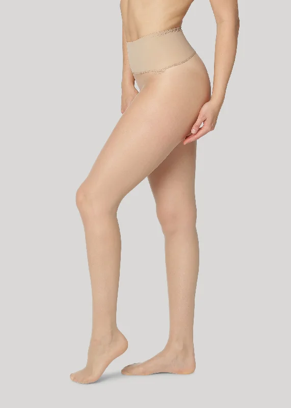women tights with a gradient color for a trendy effectERIKA 15 DENIER - Light nude