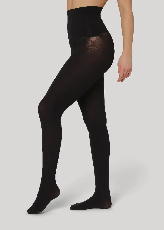 women tights made of cotton for breathabilityERIKA 80 DENIER - HIGH WAISTBAND - Black women tights made of cotton for breathabilityERIKA 80 DENIER - HIGH WAISTBAND - Black