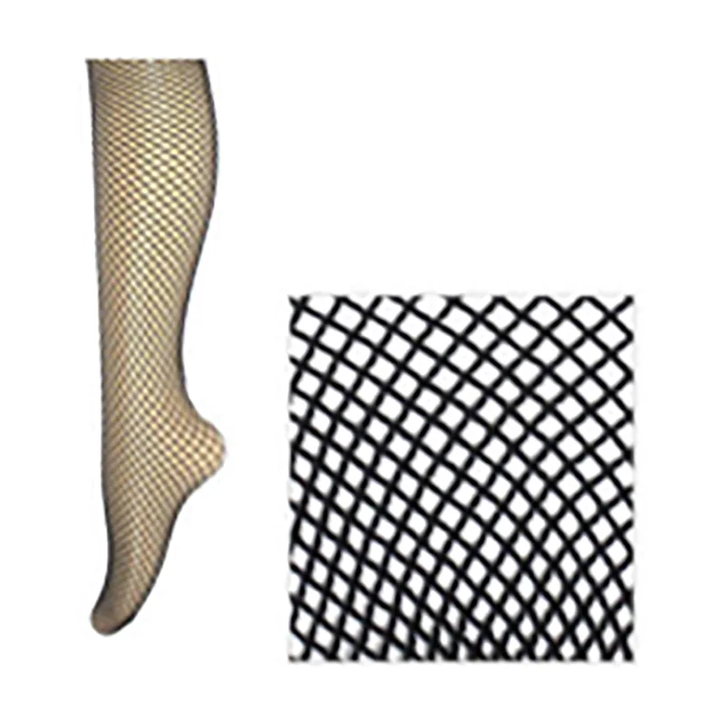 Non - slip stockings for safety on slippery surfacesFishnet Pantyhose Black