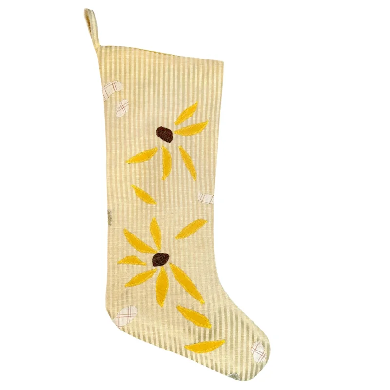 HEIRLOOM CHRISTMAS STOCKING - RUDBECKIA I