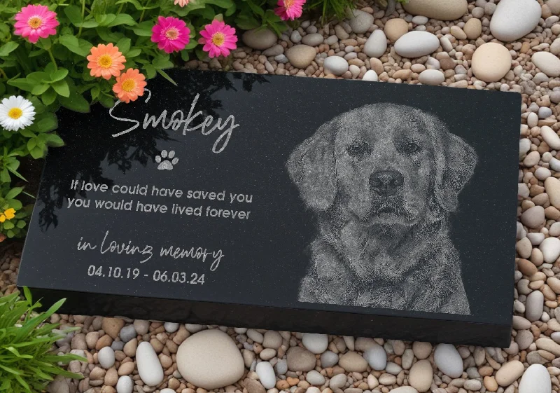 Halloween - themed stockings for a spooky costumeEngraved Black Granite Garden Stone with Photos - Gifts for Those Who Lost Pets, Perfect for Dog Lovers, Cat Owners, and Pet Enthusiasts Halloween - themed stockings for a spooky costumeEngraved Black Granite Garden Stone with Photos - Gifts for Those Who Lost Pets, Perfect for Dog Lovers, Cat Owners, and Pet Enthusiasts