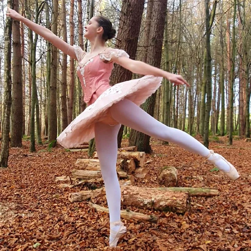 women tights for a Christmas party outfitTween Convertible Dance Tights - White