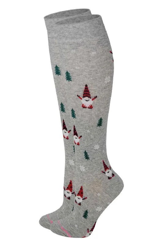 Women's leather - look socks for an edgy styleKnee-High Compression Socks | Christmas Gnome Dr. Motion | Women (1 Pair) Women's leather - look socks for an edgy styleKnee-High Compression Socks | Christmas Gnome Dr. Motion | Women (1 Pair)