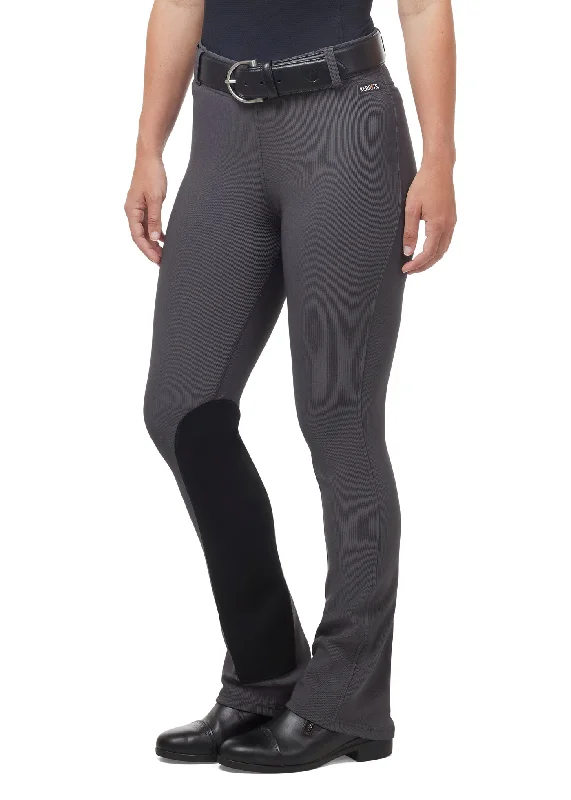 women tights with a seamless toe for extra comfortMicrocord™ Extended Knee Patch Bootcut Riding Pant - Tall