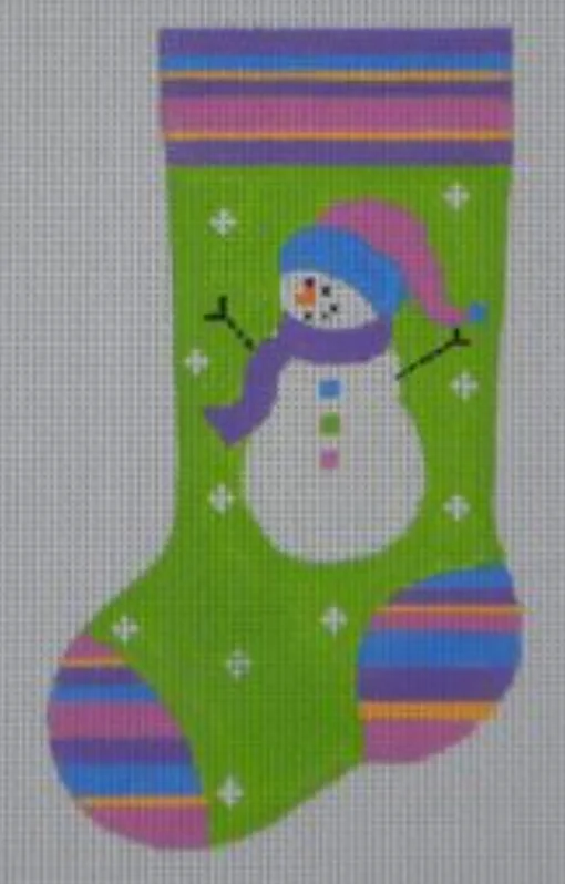 Cotton - blend stockings for breathabilityMS13 Stocking Hat Snowgirl Mini Stocking