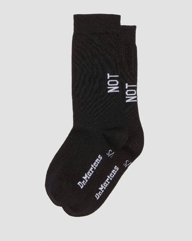 Not Ordinary Logo Socks