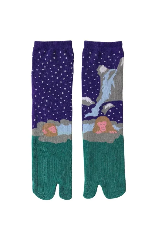 Women's non - slip socks for safetyOnsen Monkey Saru Tabi Socks