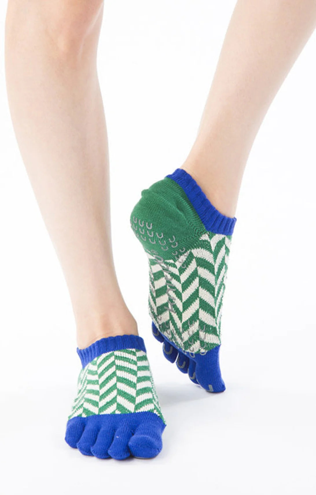 Women's moisture - wicking socks for sportsOrganic Cotton Herringbone Footie Grip Socks Women's moisture - wicking socks for sportsOrganic Cotton Herringbone Footie Grip Socks