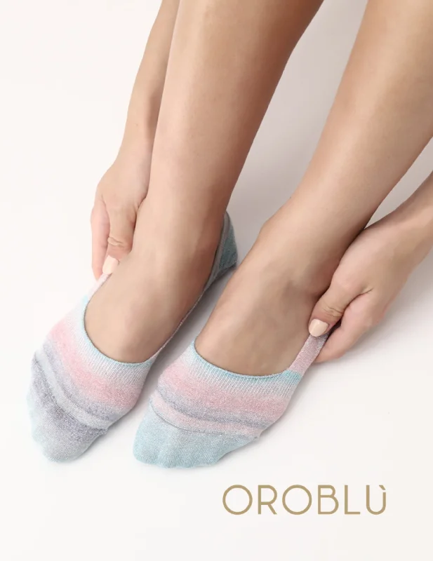 Oroblu Sale Glowing No Show Socks Multi-Colour VOBC67414