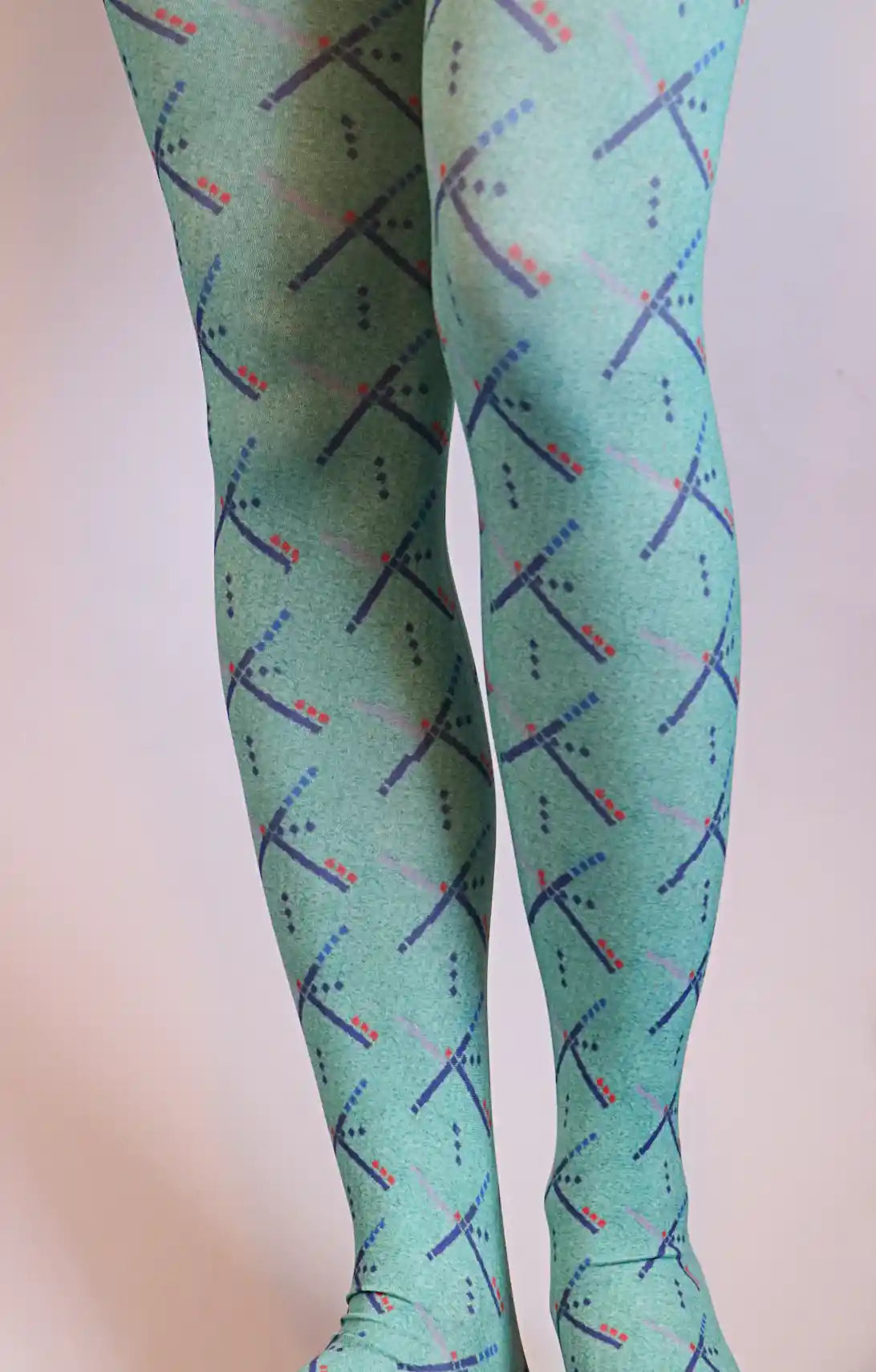 PDX Carpet Printed Art Tights