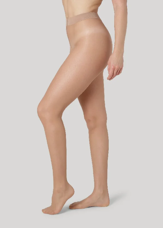 women tights with a seamless toe for extra comfortREBECCA 15 DENIER - Medium nude