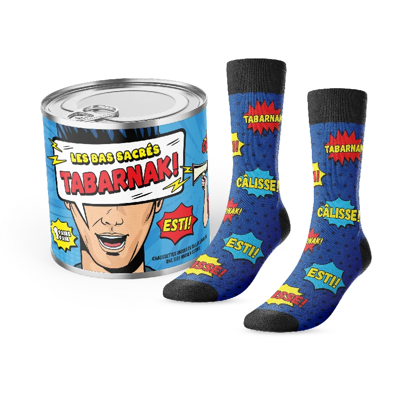 << Tabarnak >> Swear Socks