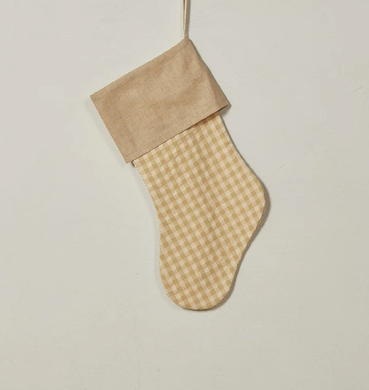 Vintage Stocking Left Facing O.XXV.V