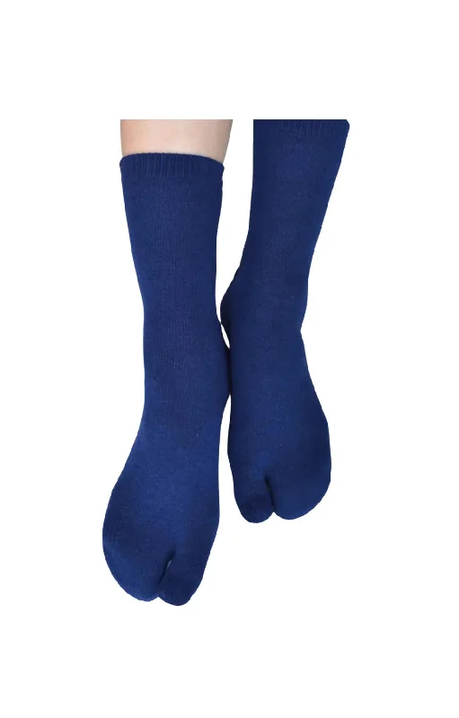 Women's nylon - reinforced socks for durabilityWool Blend Solid Tabi Socks