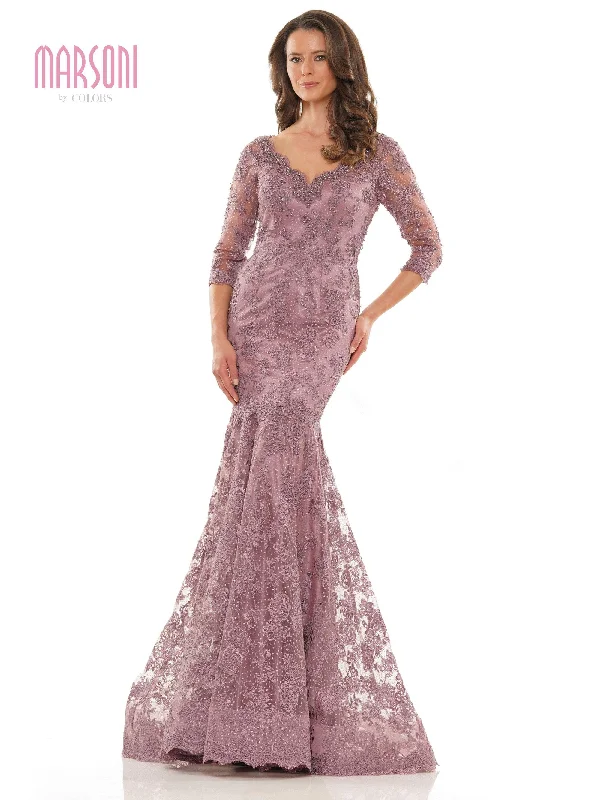 Marsoni Long Mother of the Bride Lace Dress 1178