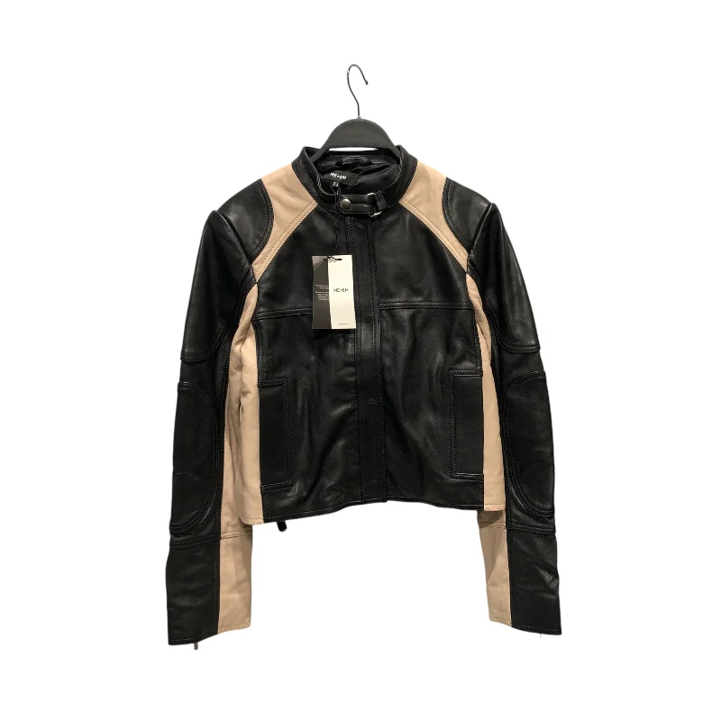 Women's cropped leather coats with silver studs for an edgy lookME+EM/Leather Jkt/8/Leather/BLK/motocross jacket Women's cropped leather coats with silver studs for an edgy lookME+EM/Leather Jkt/8/Leather/BLK/motocross jacket