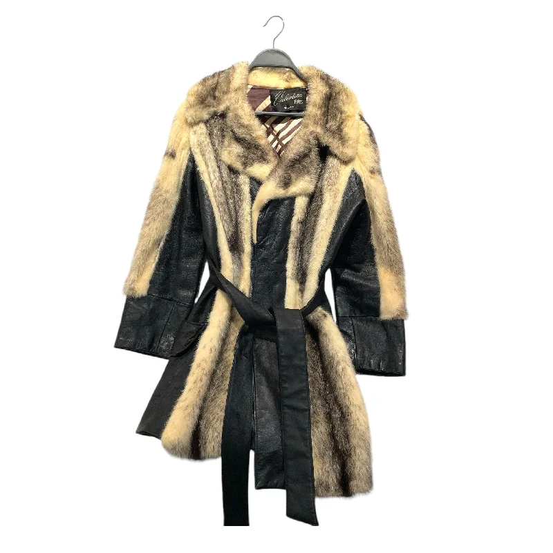 Long women's mac coats in a lightweight fabric for spring showersVintage/Coat/S/Leather/BLK/ Long women's mac coats in a lightweight fabric for spring showersVintage/Coat/S/Leather/BLK/