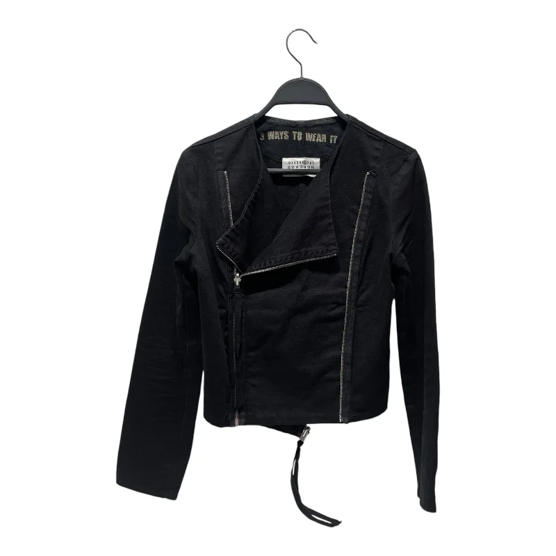 Petite women's wool blend coats with a tailored fit for a flattering silhouetteMM6/Blouson/38/Cotton/BLK/3WAYS