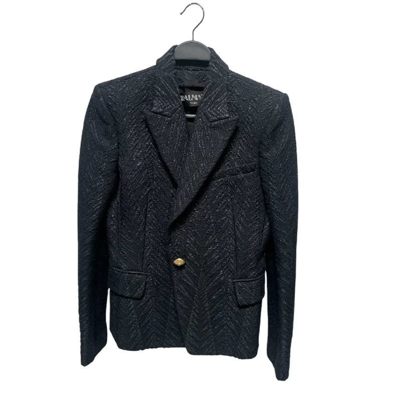 Plus size women's wool blend coats for a warm and stylish winterBALMAIN/Jacket/40/All Over Print/Polyester/NVY/Textured Blazer Plus size women's wool blend coats for a warm and stylish winterBALMAIN/Jacket/40/All Over Print/Polyester/NVY/Textured Blazer