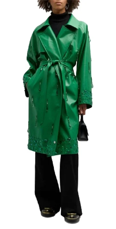 Oversized women's wool coats in a monochromatic look for a trendy outfitCigar Coat In Amazon Green Oversized women's wool coats in a monochromatic look for a trendy outfitCigar Coat In Amazon Green
