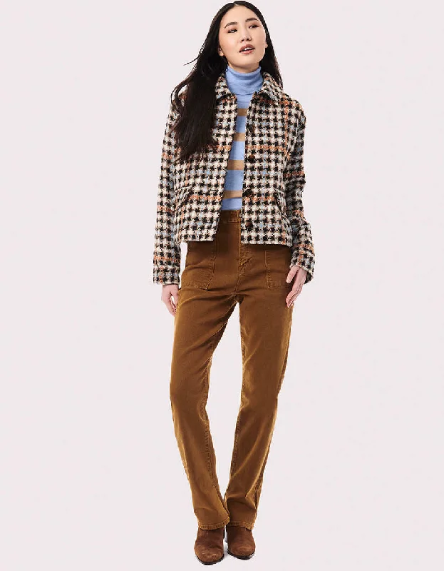 Hayden Houndstooth Wool Jacket