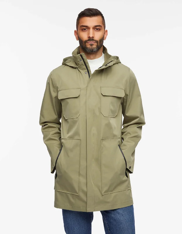 Men's Getaway Removable Hood Rain Jacket