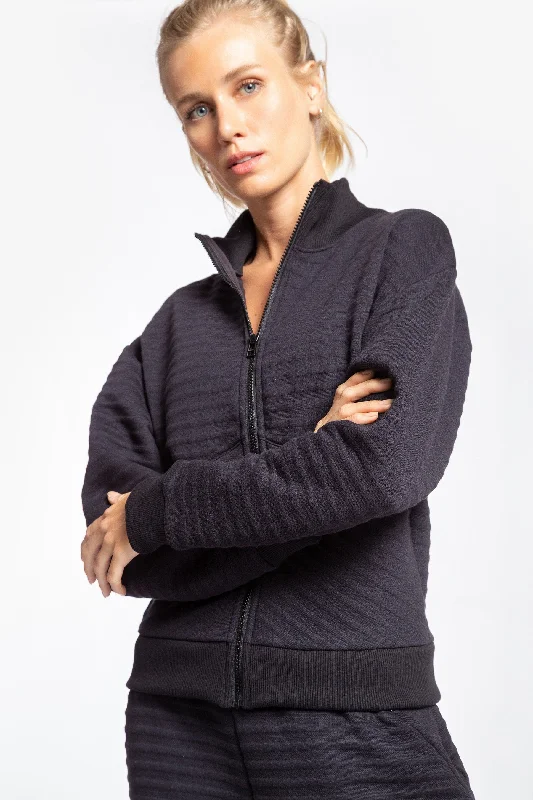 Women's cropped leather coats with silver studs for an edgy lookNewage Jacket