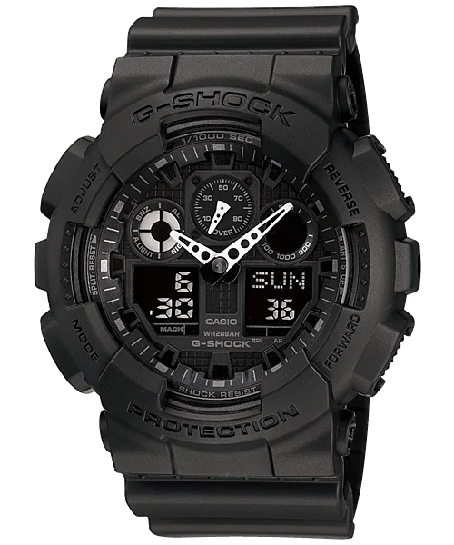 GA-100 Series Watch - Black