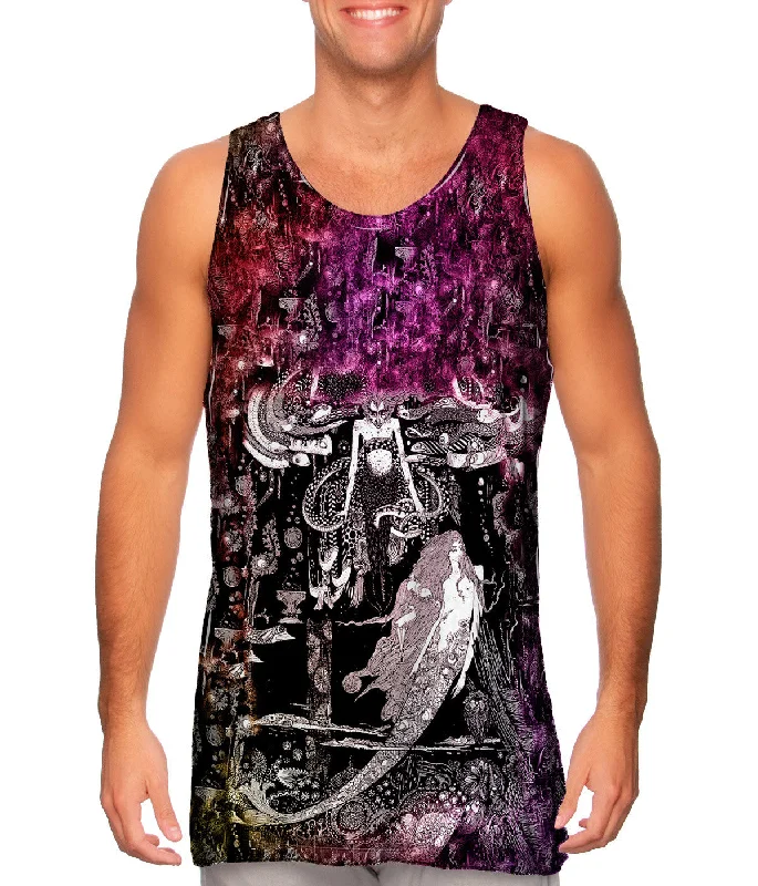 Plus Size Women's Glitter - Trimmed Tank Tops for Party NightsHarry Clark - "Little Mermaid" (1916) Plus Size Women's Glitter - Trimmed Tank Tops for Party NightsHarry Clark - "Little Mermaid" (1916)