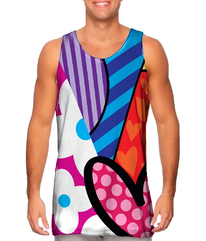 Women's Sleeveless Ribbed Tank Tops for a Trendy LookHearts and Flowers