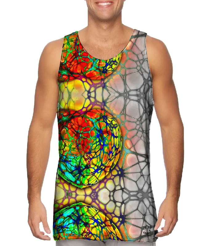 V - Neck Women's Moisture - Wicking Tank Tops for RunningHearts Golden Glow