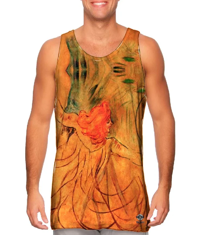 High - Neck Women's Silk Blend Tank Tops for a Luxurious FeelHenri de Toulouse-Lautrec - "At the Music Hall Loie Fuller" (1892) High - Neck Women's Silk Blend Tank Tops for a Luxurious FeelHenri de Toulouse-Lautrec - "At the Music Hall Loie Fuller" (1892)