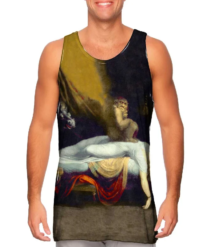 Plus Size Women's Puff - Sleeve Tank Tops in Pastel HuesHenry Fuseli - "The Nightmare" (1781)