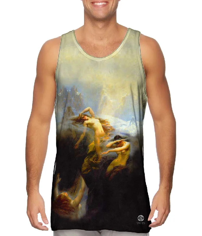 Women's Sleeveless Ribbed Tank Tops for a Trendy LookHerbert James Draper - "Clyties of the Mist" (1912)