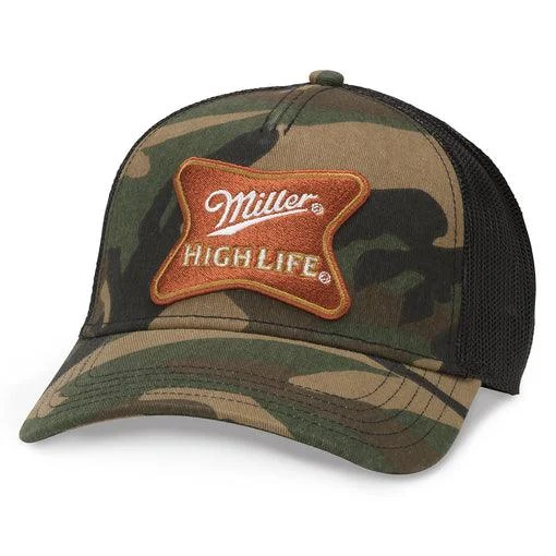 Valin Hat: Miller High Life - Camo